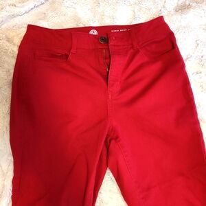 Red high rise jeggings from Authentic American Heritage! Size 2!